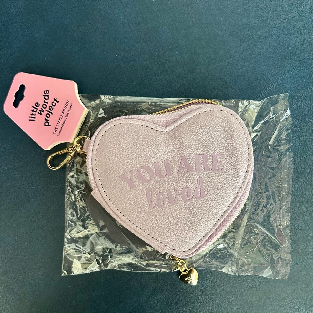 Little Words Project Heart Pouch